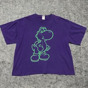 Nintendo Yoshi Graphic T Shirt Purple Size‎ XXL Used – Excellent